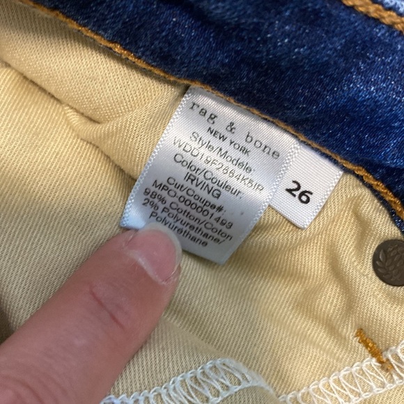 rag & bone Nina High-Rise Skinny Jeans in Irving 26 - Picture 6 of 12